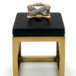 انگشتر نیلی گلد(استخونی)