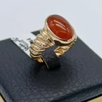 انگشتر عقيق پرسي ناك