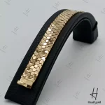 دستبند طلاي پوست ماري ايينه اي