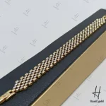 دستبند طلاي زرد و سفيد رولكس جلفا