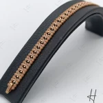 دستبند طلاي زنجيري شكوفه ورساي رزگلد