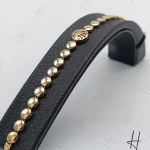 دستبند طلاي اينه اي زرد راشل