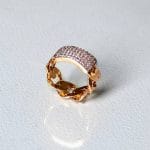 انگشتر  طلا دامله نگین خور کارتیر جلوا