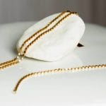 زنجیر طلای مردانه مکعب آینه ای