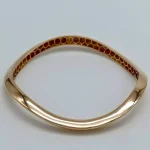 النگوی طلای آینه ای ۳ رنگ سیروان