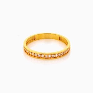 Cz-gold-rings