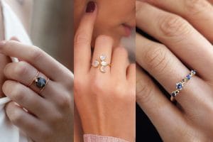 Gemstone-gold-ring