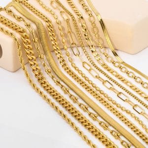 Gold-chain-bracelets