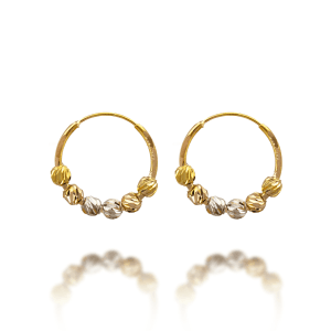 Gold-hoop-earrings