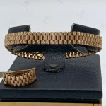 دستبند طلاي رولكس تراش رزگلد اسيا