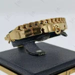 دستبند النگویی طلای آیینه ای برند تیفانی باریک