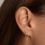 Gold-ear-piercing