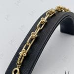 دستبند زنجیری طلا ، آینه ای درشت ، طرح تیفانی (درشت ترک)