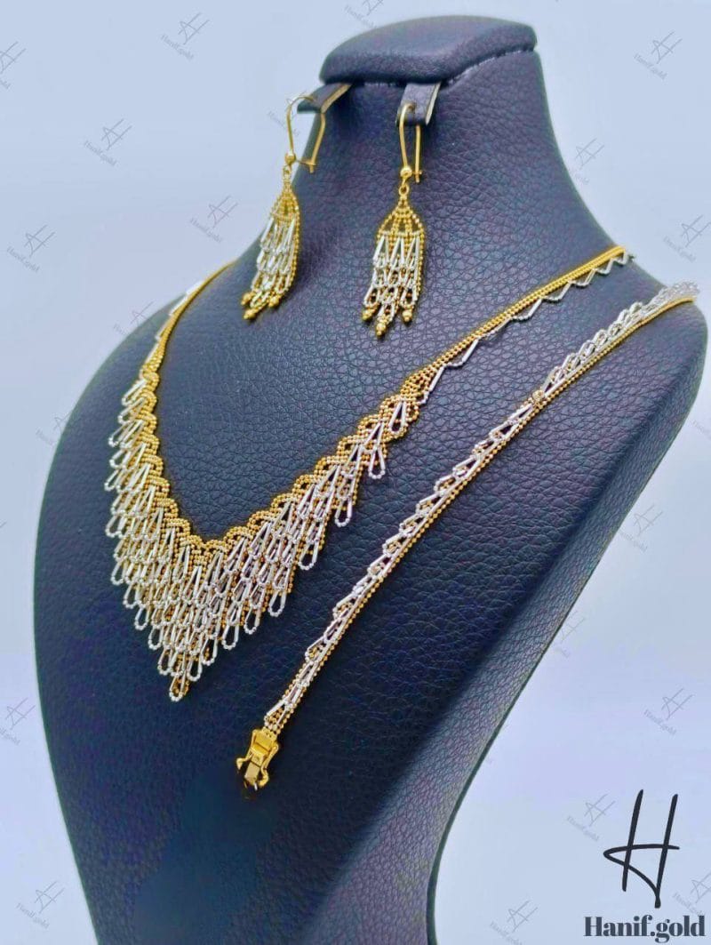 سرویس دورنگ آویز دار (شال)