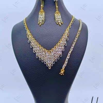 سرویس دورنگ آویز دار (شال)