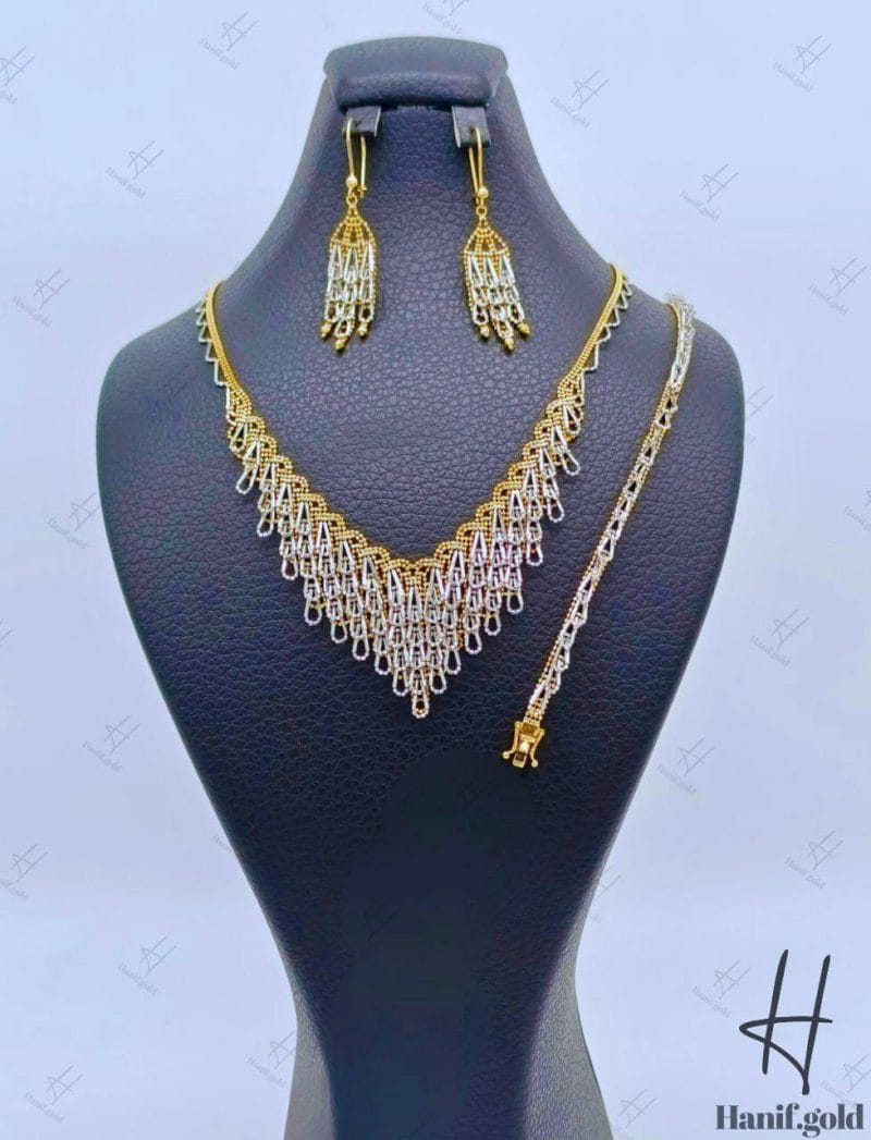 سرویس دورنگ آویز دار (شال)