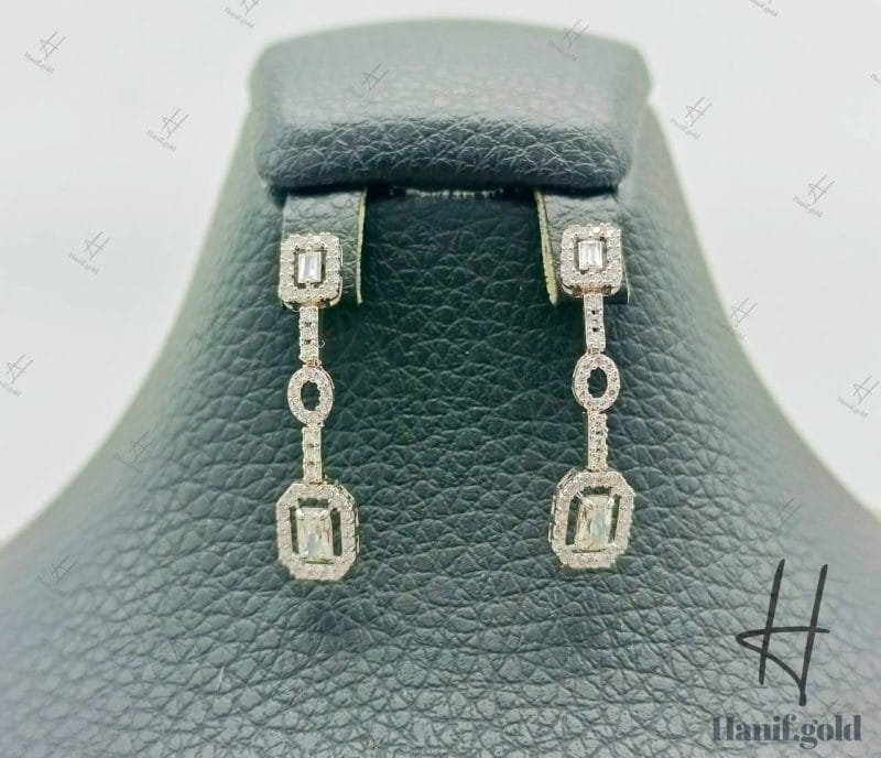 سرویس سفید نگین اتمی ، طرح جواهر ،باگت خور ( ترمه )