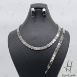 سرویس طلای سفید ، مربع آینه ای (پرنس)