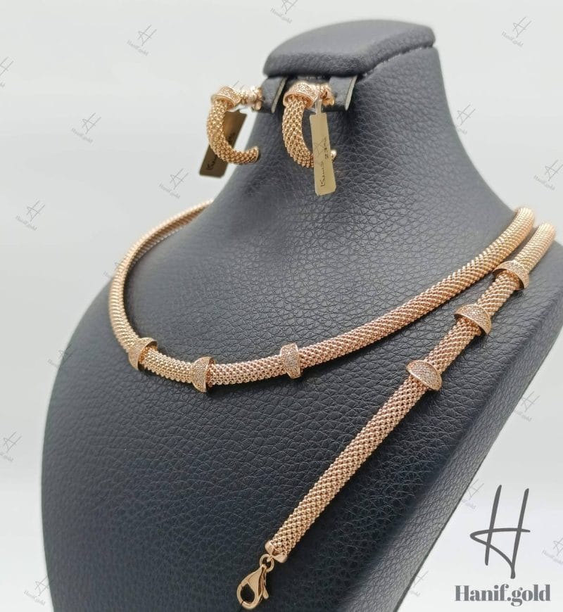 سرویس طلای رزگلد ، با زنجیر فرد ( جسیکا )