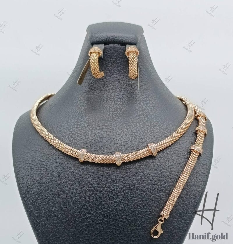 سرویس طلای رزگلد ، با زنجیر فرد ( جسیکا )