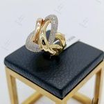 انگشتر طلای زنانه ، سه رنگ اتمی ( ترک sj )