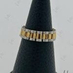 انگشتر ظریف دو رنگ رولکس پارادایس