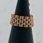 انگشتر مجموعه رولکس دو رنگ سفید و رزگلد،بافت ریز