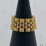 انگشتر مجموعه رولکس زرد مات و براق(مجموعه رولکس)