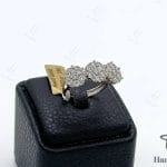 انگشتر طرح جواهر با ۳ فلاور درشت