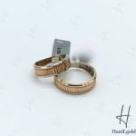 حلقه ست دو رنگ تراش خور فاران گلد