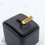 انگشتر وستا ۲رج با توپ زرد متحرک (وستا متحرک)