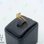 انگشتر مینیمال گل چهار پر تراش خور (مینیمال ون کلیف)