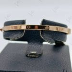 دستبند طلای کارتیر برند رزگلد ظریف سایز ۲