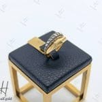 انگشتر طلای کادنزا سبک با تراش مارکیز