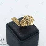 انگشتر طلای تراش خور حصیری (انگشتر As)