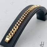 دستبند طلای لخت زنانه کارتیر تراش خور