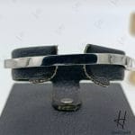 دستبند طلای بنگل آدرین سفید ساده