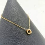 گردنبند طلای زرد آیینه‌ای ، ونکلیف ظریف ( ونکلیف سی‌سی)