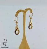 گوشواره طلای پنتر آریانا ۲حلقه