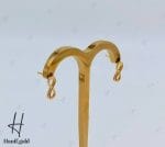 گوشواره طلای میخی طرح بینهایت (ماکان گلد)