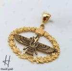 مدال طلای دیاموند طرح فروهر - Image 4