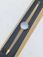 ساعت طلای ژنو بند رولکس دو رنگ با صفحه سورمه‌ای (GENEVE WATCH) - Image 2