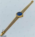 ساعت طلای ژنو بند رولکس دو رنگ با صفحه سورمه‌ای (GENEVE WATCH) - Image 4