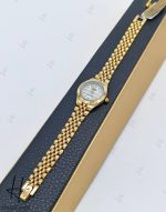 ساعت طلای زرد آیینه‌ای با صفحه سفید،طرح رولکس - Image 3