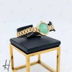 ساعت طلای ژنو صفحه گرد سبز (GENEVE WATCH)
