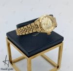 ساعت طلای ژنو با بند رولکس زرد مات و براق ،صفحه طلایی (GENEVE WATCH) - Image 2