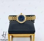 ساعت طلای زرد مات و براق با صفحه سورمه‌ای ،طرح رولکس