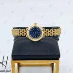 ساعت طلای زرد مات و براق با صفحه سورمه‌ای ،طرح رولکس