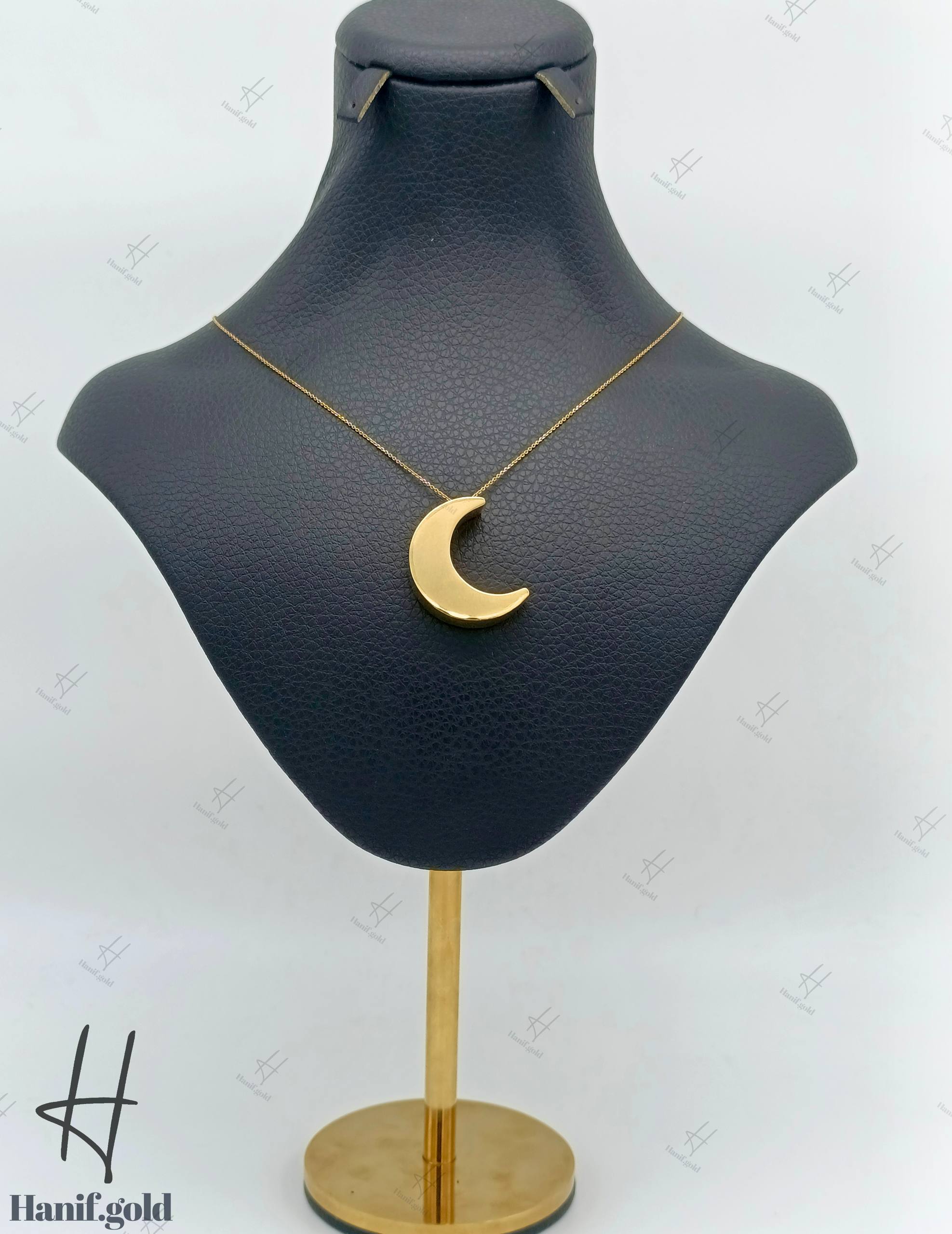 photo_۲۰۲۵-۰۹-۲۰_۱۰-۴۱-۵۴ گردنی طلای سوپرسوپریت ماه - Image 1