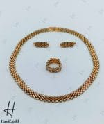 سرویس طلای رولکس دو رنگ رزگلد و سفید (مجموعه رولکس) - Image 5